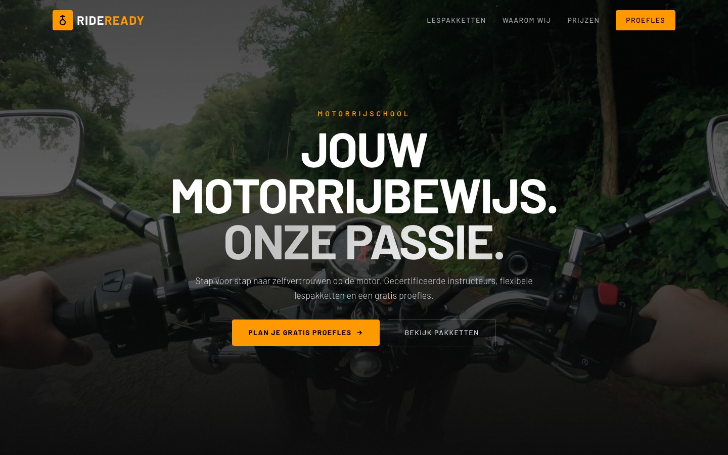 RideReady website